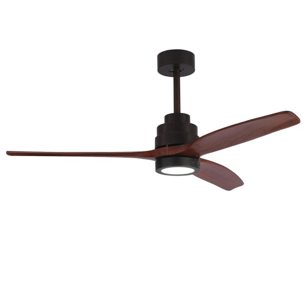 VENTILADOR LED ASIER 15W 3 PALAS MADERA MOTOR DC - Ventilatori da soffitto 