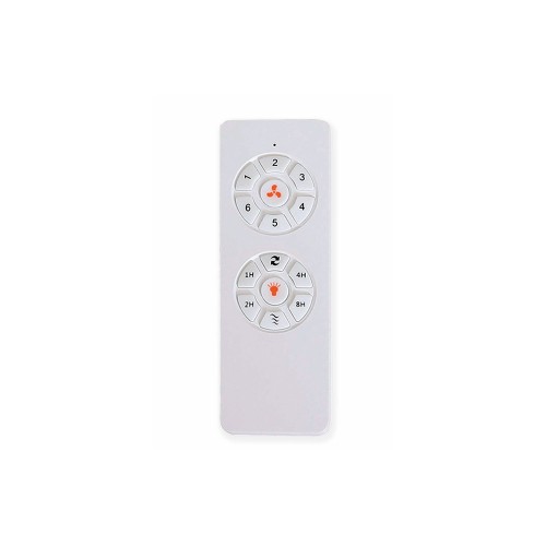 VENTILADOR LED JAN 18W 2 PALAS BLANCO REGULABLE MOTOR DC