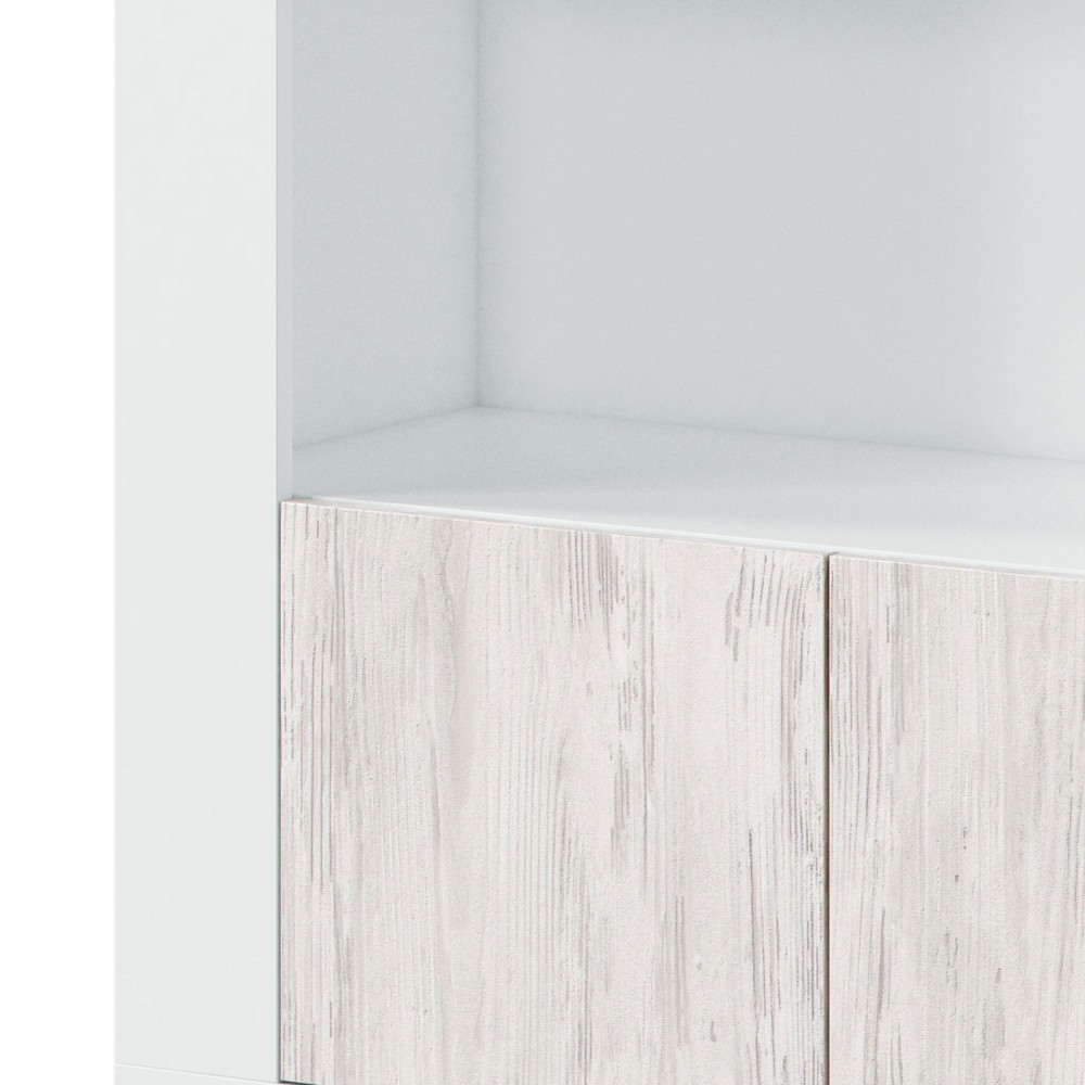 ESTANTERIA NEVA CON 2 PUERTAS - Librerie e vetrine 