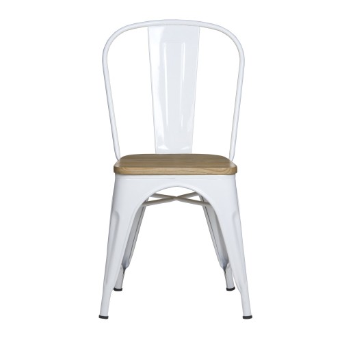 SILLA LANK WOOD BLANCA - Sedia Tólix 