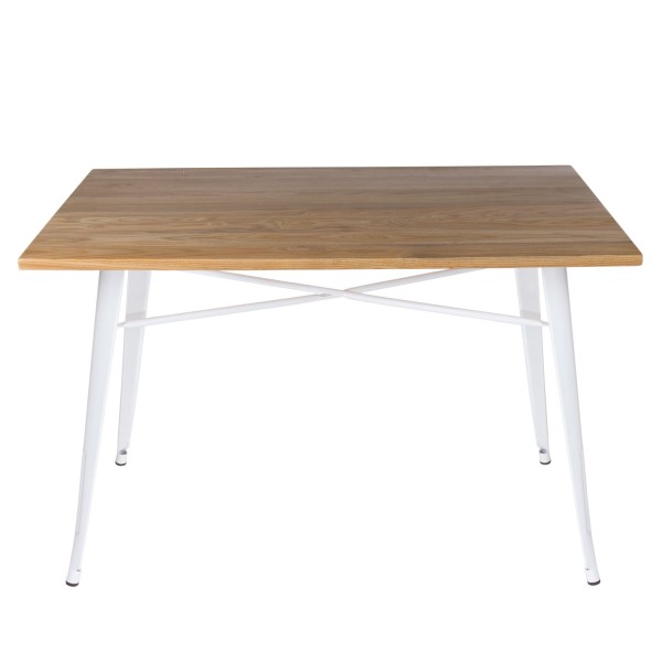 MESA LANK WOOD BLANCA 120 x 80 cm - Tavoli 