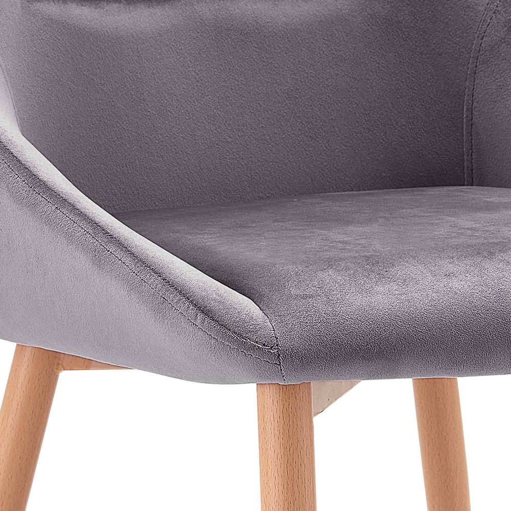 SILLA MARSTON VELVET - Sedie imbottite 