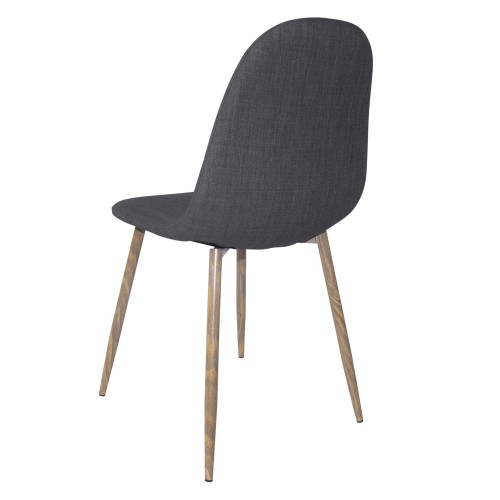 PACK MESA DE COMEDOR FOREST 140 CM Y SILLA TAPIZADA CORO - Set di tavolo e sedie 