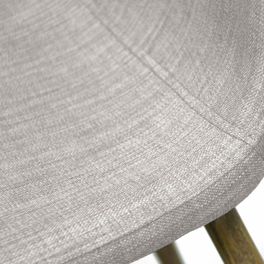 PACK MESA DE COMEDOR FOREST 140 CM Y SILLA TAPIZADA CORO ARENA - Set di tavolo e sedie 