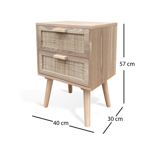 MESITA 2 CAJONES TESVA