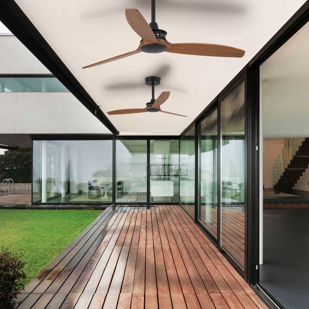 VENTILADOR 3 PALAS MADERA TRENTO - Ventilatori da soffitto 