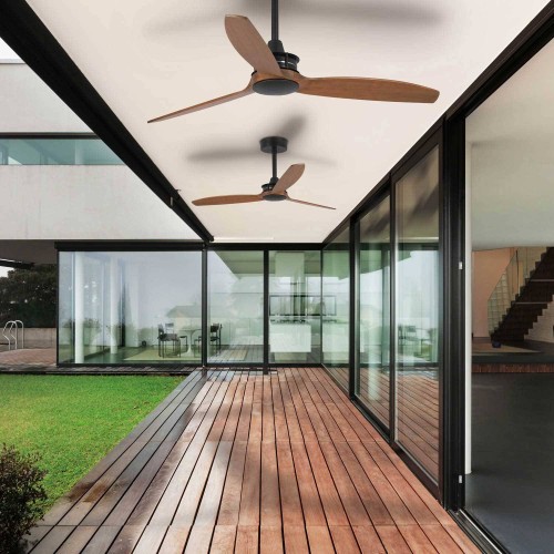 VENTILADOR 3 PALAS MADERA TRENTO - Ventilatori da soffitto 