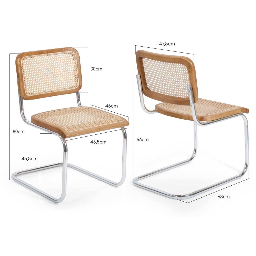 SILLA SKOL - Sedie in metallo 