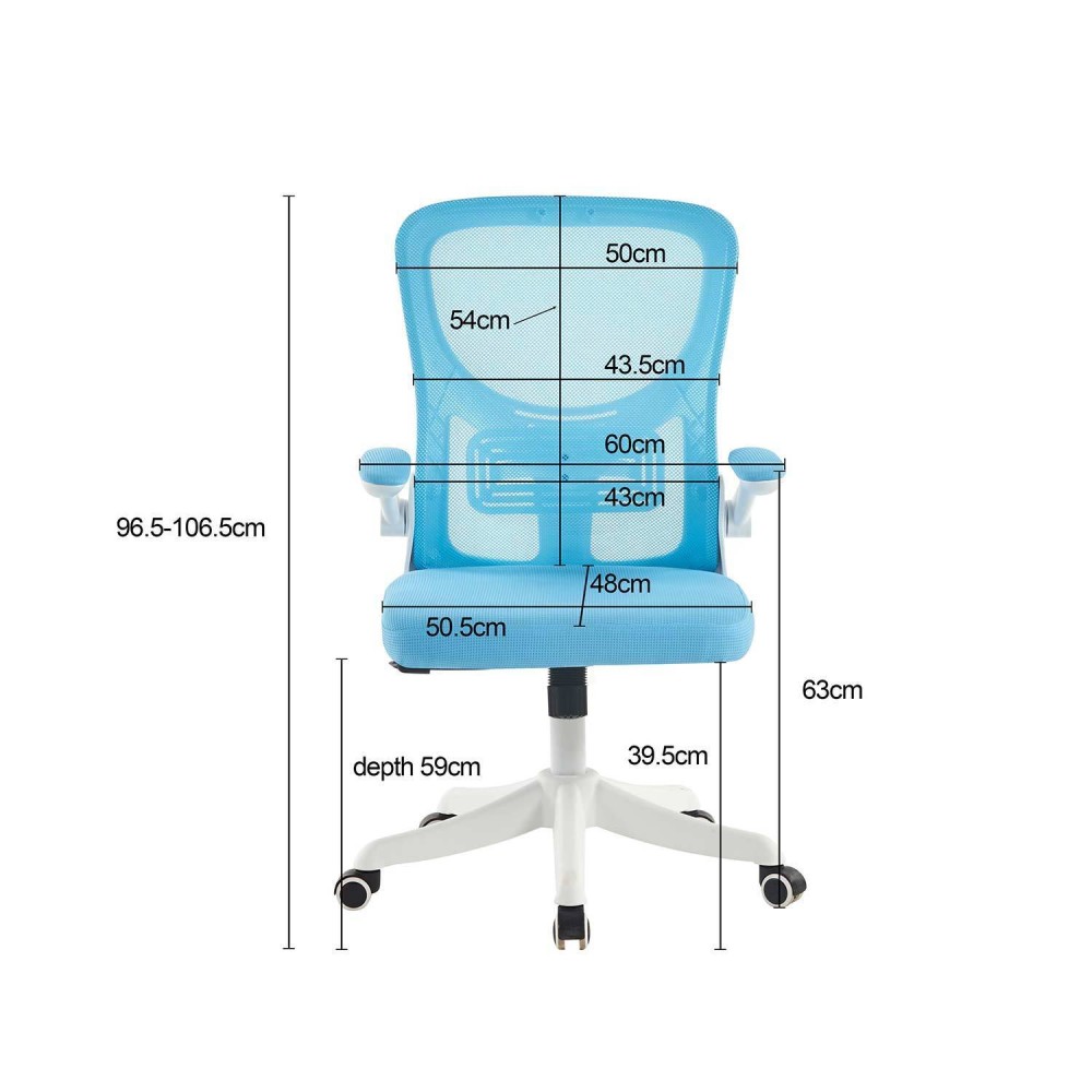 PACK DI SCRIVANIA E SEDIA BLU
