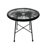 TAVOLINO ACAPULCO BLACK Ø 50 - Tavoli da esterno 