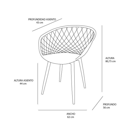 SILLA WANDA - Poltrone 