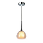 LAMPADA A SOSPENSIONE 1 LUCE AMBRA HUBA - Lampade a sospensione 