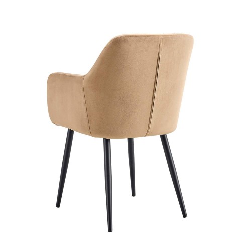 Poltrona in velluto nordica Berta dalla Vendita di Mobili Online