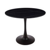Tavolo Ibiza rotondo Ø90 CM marmo nero di Vendita di Mobili Online