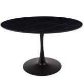 Tavolo Ibiza rotondo Ø120 CM marmo nero di Vendita di Mobili Online