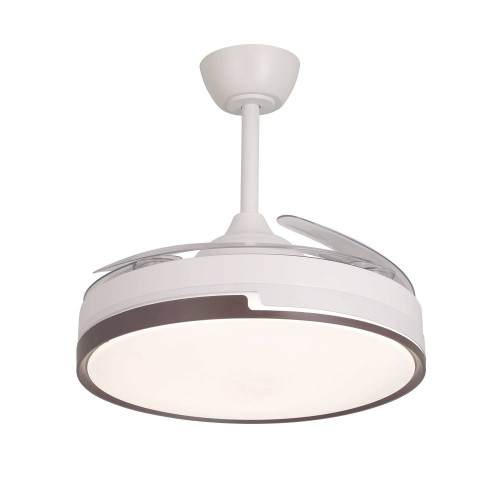 Ventilatore 4 pale pieghevoli LED 48W Penny - Vendita di Mobili Online