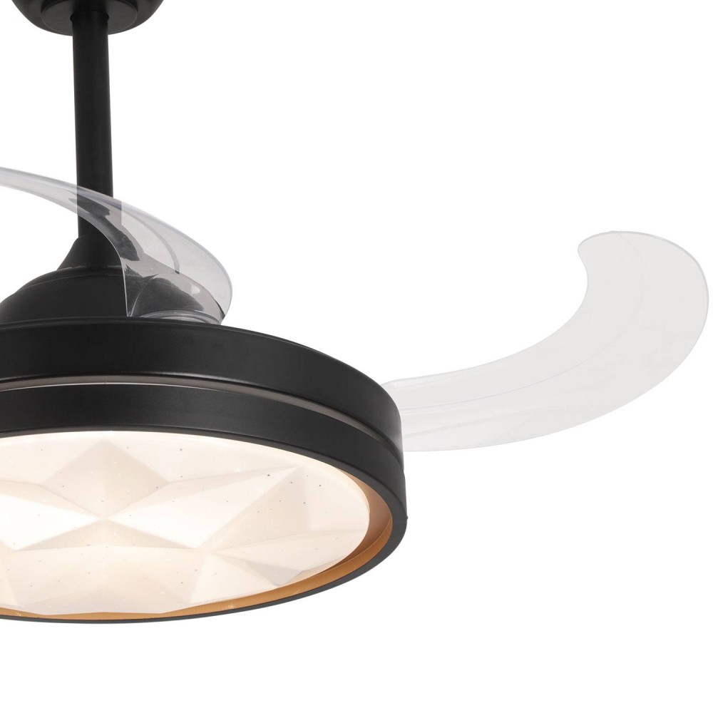 Ventilatore 4 pale pieghevoli LED 38W Harper Vendita di Mobili Online