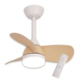 Ventilatore Cuki 3 pale legno LED 17W di Vendita di Mobili Online