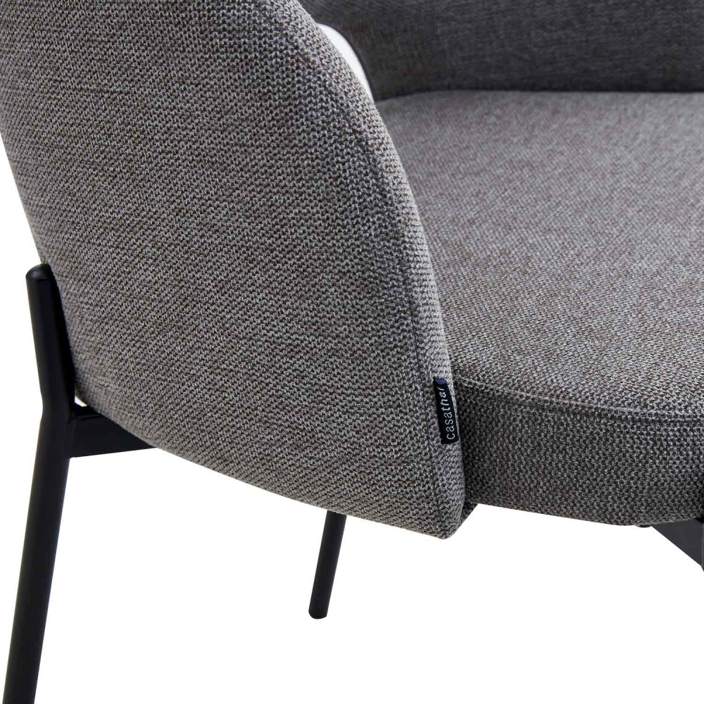 Sedia imbottita color grigio | Vendita di mobili online