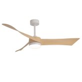 ventilatore led 18 w 3 pale sirocco colore legno | UKUKHOME