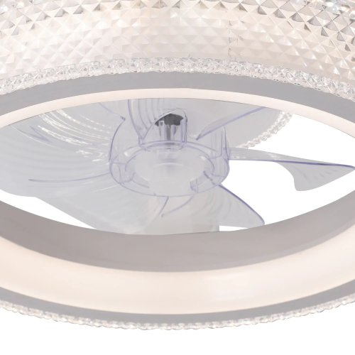 ventilatore 5 pale abs led 48 w bianco auralis | UKUKHOME