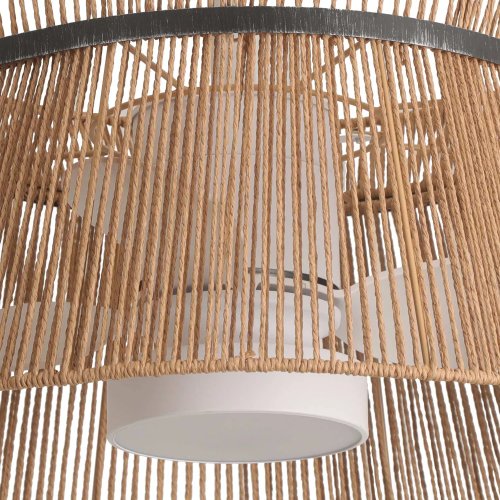 VENTILATORE 3 PALE ABS TANEA LED 18W REGOLABILE