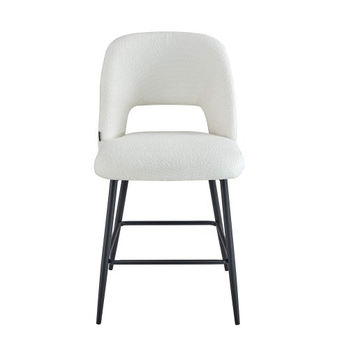 Sgabello Nanna Black bianco – Design moderno e comfort - UKUKHOME.com