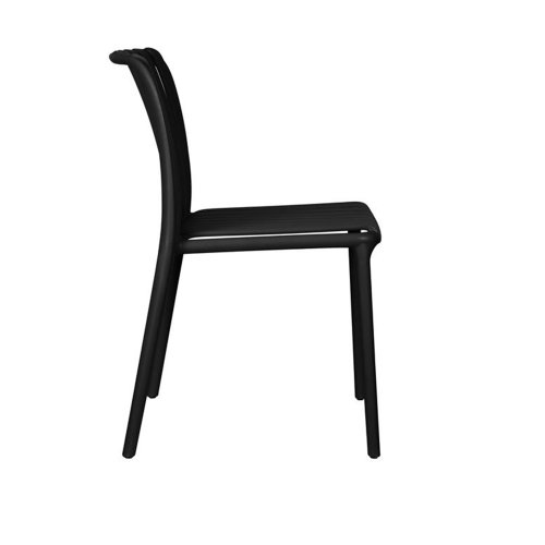 Sedia Moderna Nera per Esterni e Interni | Design e Comfort