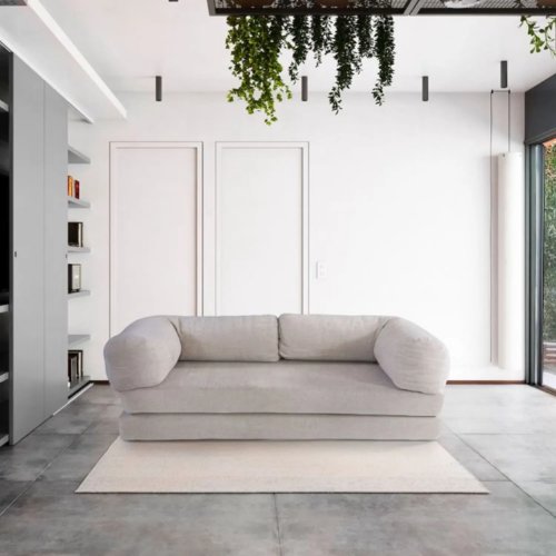 Divano Belair Sabbia Naturale | Divano ecologico elegante sfoderabile – UKUKHOME