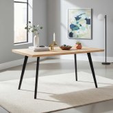 Tavolo da pranzo rettangolare Terra legno | Ukukhome