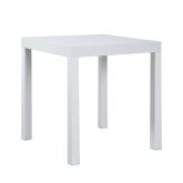 Tavolo Giardino Quadrato Bianco Nagari - Design Moderno - UKUKHOME.com