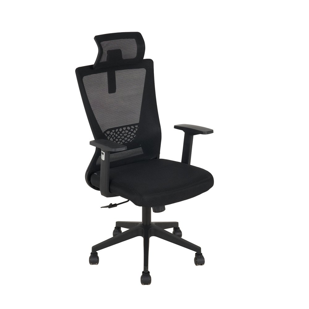 Sedia Da Ufficio Roman Nera - Sedia da ufficio ergonomica – UKUKHOME.COM