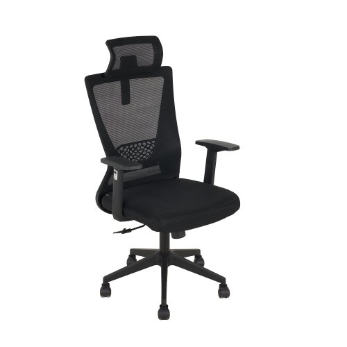 Sedia Da Ufficio Roman Nera - Sedia da ufficio ergonomica – UKUKHOME.COM