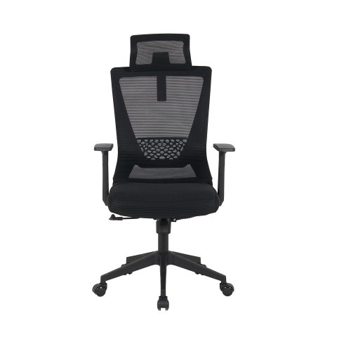 Sedia Da Ufficio Roman Nera - Sedia da ufficio ergonomica – UKUKHOME.COM