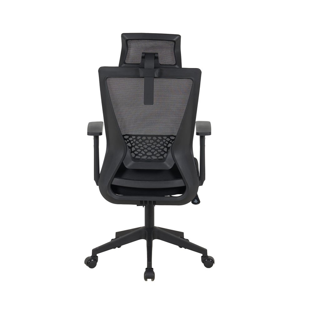 Sedia Da Ufficio Roman Nera - Sedia da ufficio ergonomica – UKUKHOME.COM