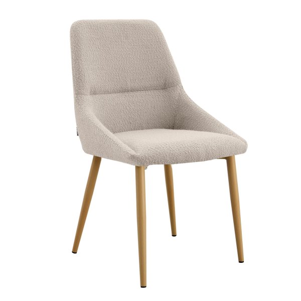 Sedia Sabbia Marston Bouclé - Design Moderno Salotto - UKUKHOME.com
