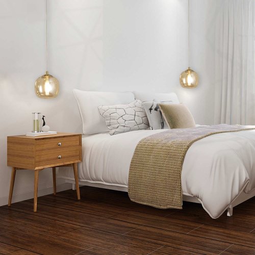 Lampada Sospesa Oko color Ámbar 1 Luz Ø15Cm - Lampada sospesa - UKUKHOME.com