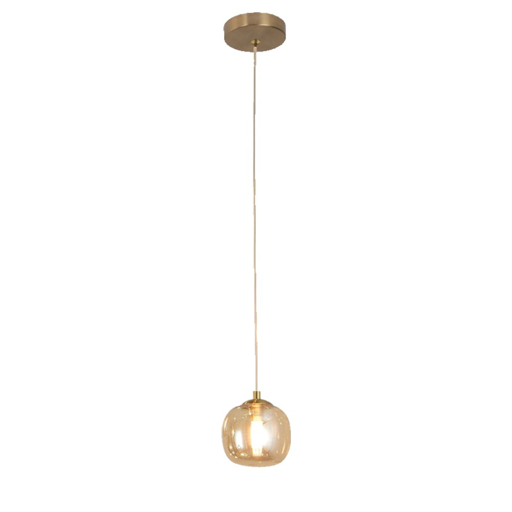 Lampada Sospesa Oko color Ámbar 1 Luz Ø12Cm - Lampada sospesa - UKUKHOME.com