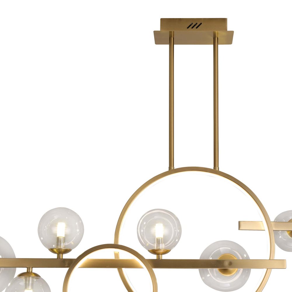 Lampada Sospesa 8 Luces Stella color Dorado - Lampada sospesa - UKUKHOME.com