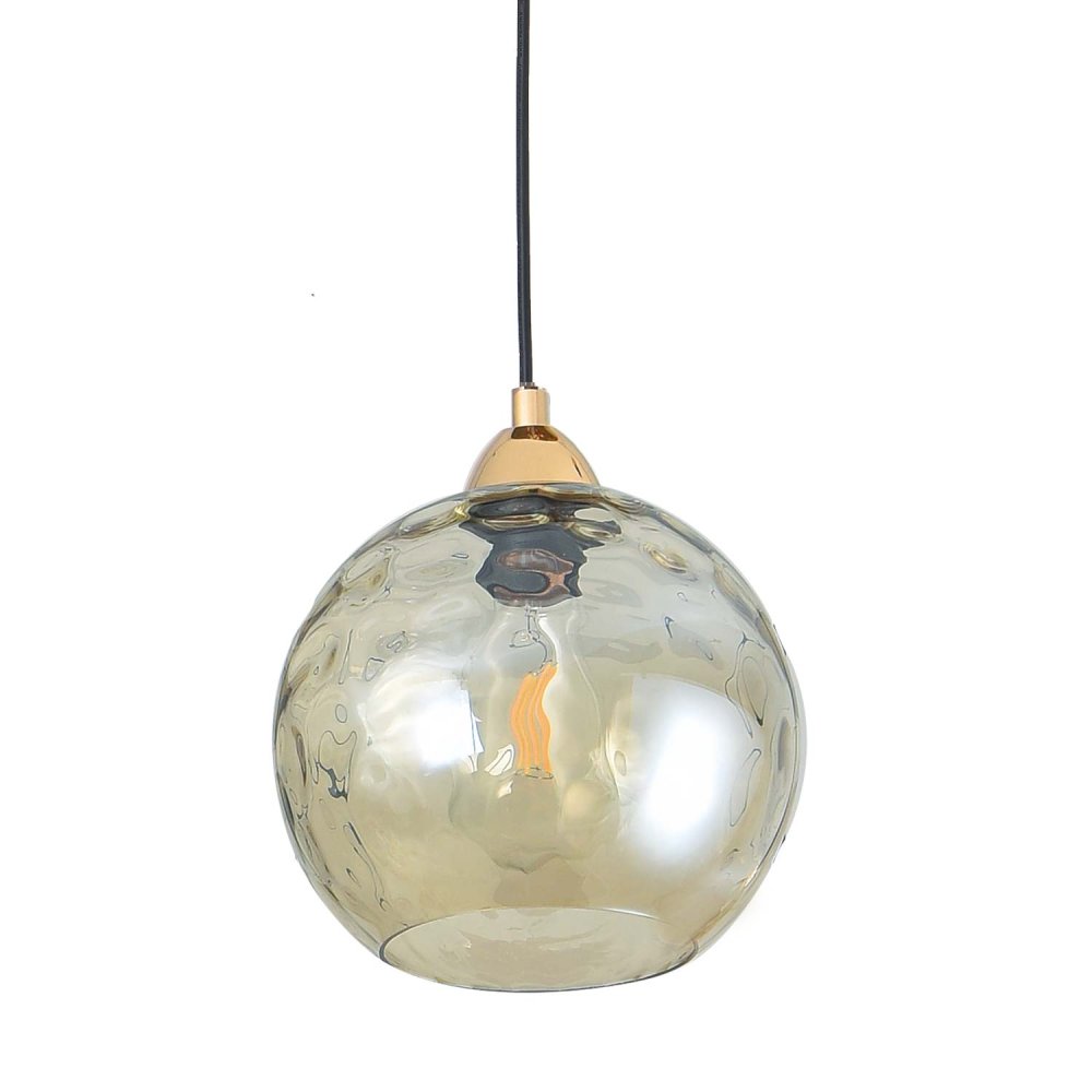 Lampada Sospesa 1 Luz Lyria Ámbar - Lampada sospesa - UKUKHOME.com