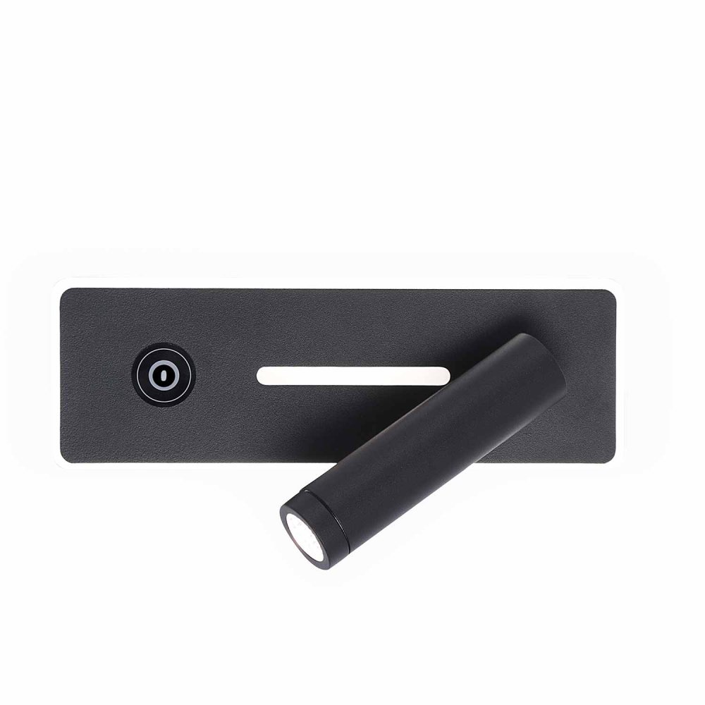 Applique LED Táctil Negro 19,5Cm Irati - Applique LED - UKUKHOME.com