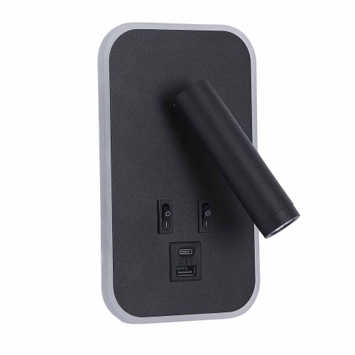 Applique LED Negro con Usb Tanik - Applique LED - UKUKHOME.com