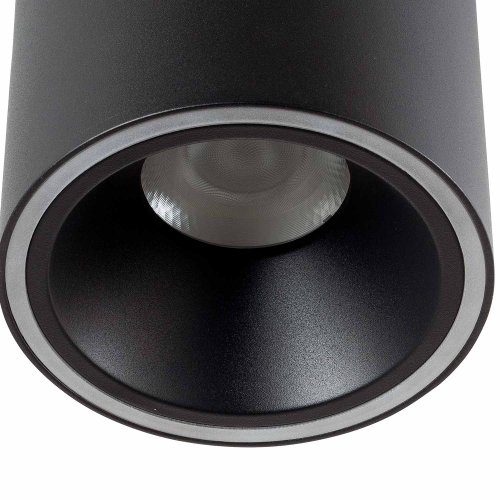 Foco Led de Superficie Cilíndrico Ø9Cm color Negro Trent - Faretto LED da superficie - UKUKHOME.com