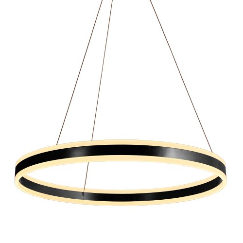 Lampada da Soffitto Led Negra Ø80Cm Zirka - Illuminazione da soffitto LED - UKUKHOME.com