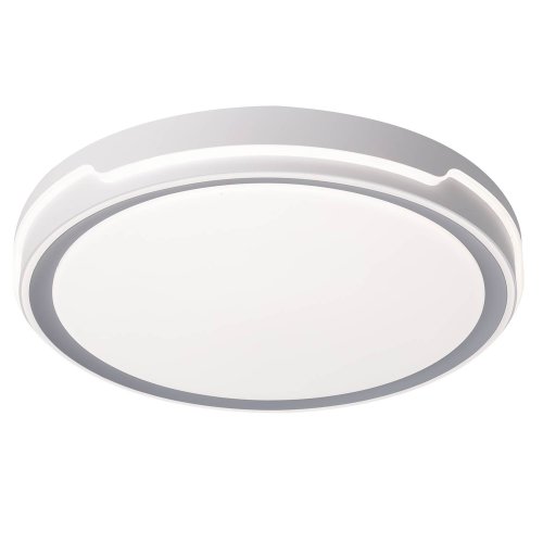 Plafoniera LED Regulable 53W Ø50Cm color Blanco y Plateado Silver - Illuminazione da soffitto LED - UKUKHOME.com