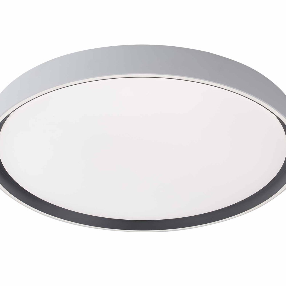 Plafoniera LED Regulable 106W Ø78Cm color Blanco y Negro Lorens - Illuminazione da soffitto LED - UKUKHOME.com