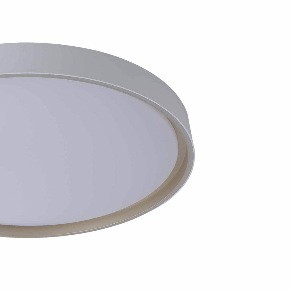 Plafoniera LED Regulable 106W Ø78Cm color Blanco y Dorado Lorens - Illuminazione da soffitto LED - UKUKHOME.com