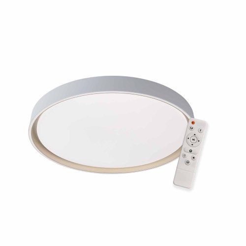 Plafoniera LED Regulable 68W Ø59Cm color Blanco y Dorado Lorens - Illuminazione da soffitto LED - UKUKHOME.com