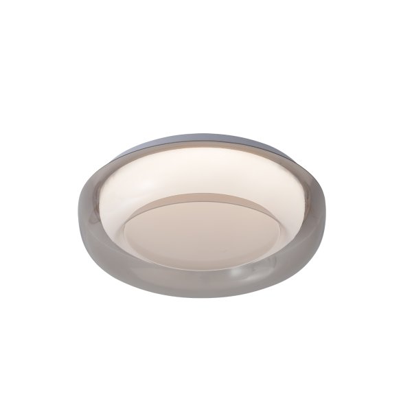Plafoniera LED Redondo 20W Regulable Ø30Cm Blanco y Fumé Sinai - Illuminazione da soffitto LED - UKUKHOME.com 2