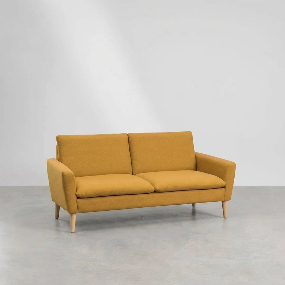 SOFA VIENA MOSTAZA - Sofás 2 plazas